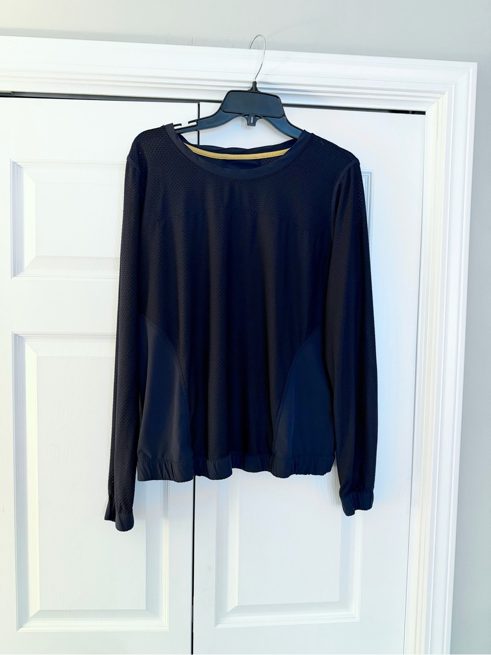 Champion Blue Long-Sleeve Athletic Pullover